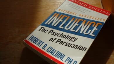Copertina del libro "Influence: The Psycology of Persuasion" di Robert B. Cialdini